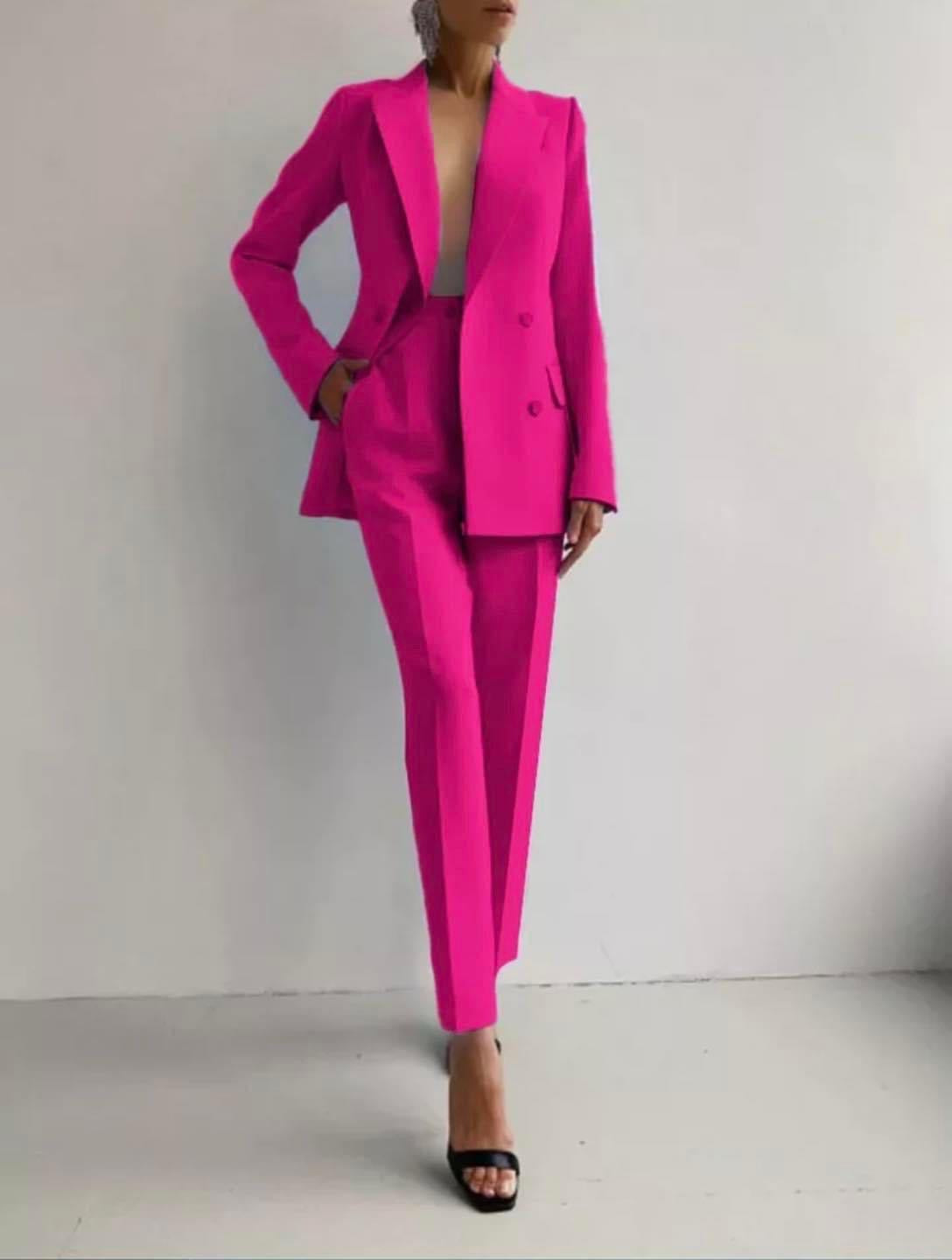 Sophia | Tailored Cigarette Pantsuit